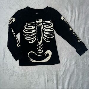 Carter's Black Skeleton Long Sleeve Tee